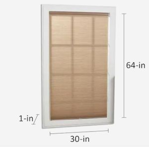 Allen & Roth Cordless BLACKOUT Khaki Shades 30in X 64in